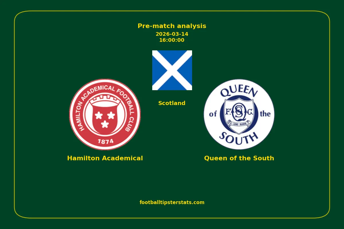 Pre-match analysis: Hamilton Academical vs Queen of the South on 2026-03-14